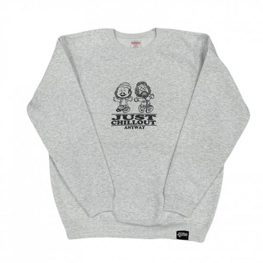 HOTBOX SESSIONS ホットボックスセッションズ "JUST CHILLOUT ANYWAY "  クルーネックスウエット
