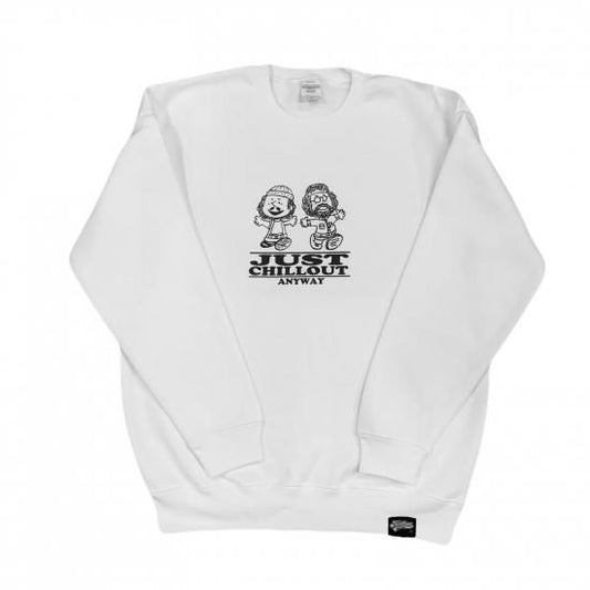 HOTBOX SESSIONS ホットボックスセッションズ "JUST CHILLOUT ANYWAY "  クルーネックスウエット