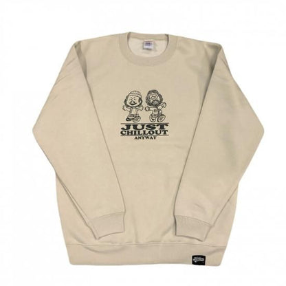 ★HOTBOX SESSIONS ホットボックスセッションズ "JUST CHILLOUT ANYWAY "  クルーネックスウエット