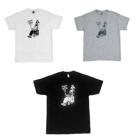 HOTBOXSESSIONS ホットボックスセッションズ"KANJA ni GANJA" S/S Tee Tシャツ グレー/ホワイト/ブラック/オリーブ