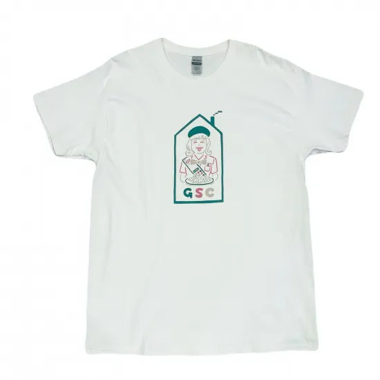 HOTBOXSESSIONS ホットボックスセッションズ"GSC" S/S Tee Tシャツ グレー/ホワイト