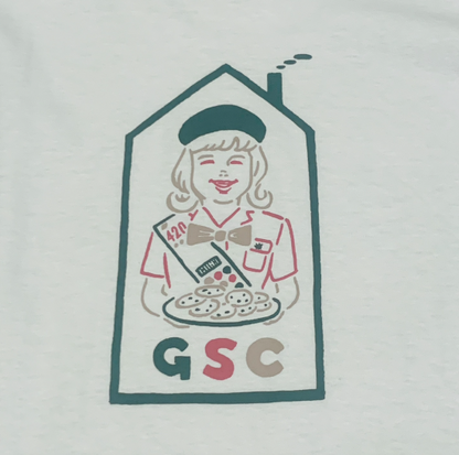 HOTBOXSESSIONS ホットボックスセッションズ"GSC" S/S Tee Tシャツ グレー/ホワイト