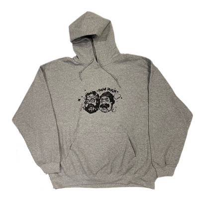 ★HOTBOX SESSIONS ホットボックスセッションズ  "C&C SITE"Hoodie フーディーパーカー グレー/ホワイト