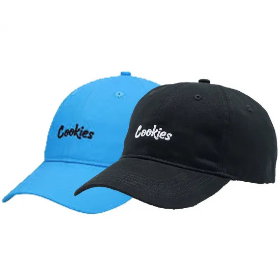 Cookies クッキーズ  ORIGINAL LOGO DAD CAP  キャップ ライトブルー/ブラック