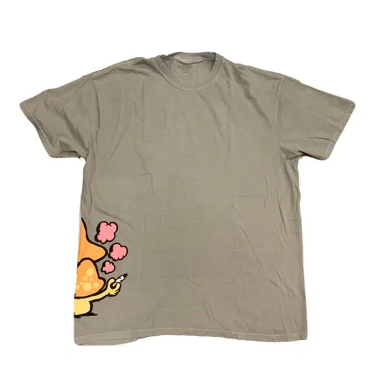 The smokers club ザスモーカーズクラブmushroom Tee Tシャツ カーキ