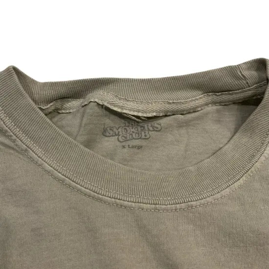 The smokers club ザスモーカーズクラブmushroom Tee Tシャツ カーキ