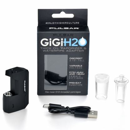 PULSAR パルサー GiGi H2O 510 Battery & Water Pipe Adapter ガラス接続タイプ 510バッテリー