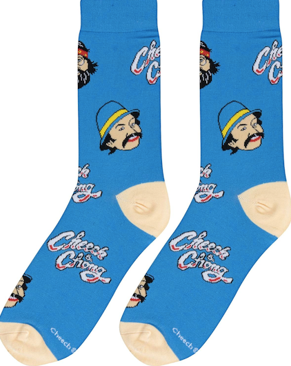 Crazy Socks  Cheech & Chong チーチ＆チョン Crew Socks ブルー ソックス