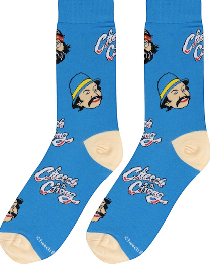 Crazy Socks  Cheech & Chong チーチ＆チョン Crew Socks ブルー ソックス