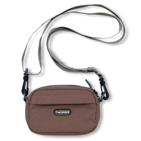 THEORIESセオリーズ RIPSTOP POINT & SHOOT POUCH BAG バッグ ブラウン