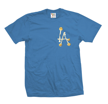 Porous Walker ポーラスウォーカー LA Tee (DODGER BLUE)Tシャツ