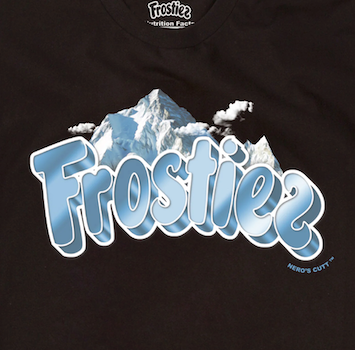 FROSTIEZ フロスティーズICE CAPS GRAPHIC T-SHIRT Tシャツ ブラック