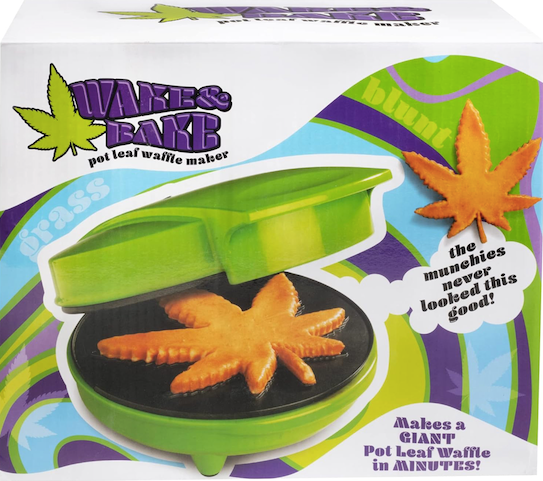 Pot Leaf Waffle Maker リーフ型ワッフルメーカー