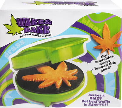 Pot Leaf Waffle Maker リーフ型ワッフルメーカー