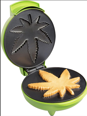 Pot Leaf Waffle Maker リーフ型ワッフルメーカー