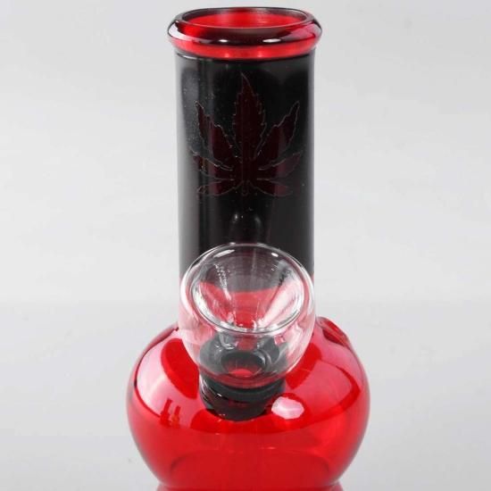 Mini Water Pipe Hemp Leaf 水パイプ #2018257