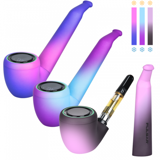 PULSAR パルサー 510 DL Pipe Variable Voltage Cartridge Vape Thermo Series 650mAh パイプ型バッテリー
