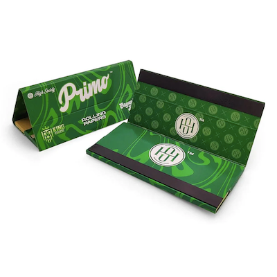 【SALE!!】High Society Primo ハイソサエティプリモ King Size Organic Hemp Papers + Tips ペーパー+チップ