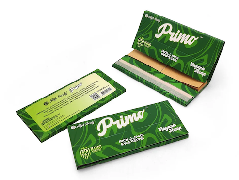 【SALE!!】High Society Primo ハイソサエティプリモ King Size Organic Hemp Papers + Tips ペーパー+チップ
