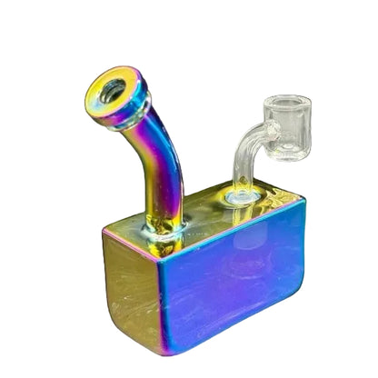 Square Glass Beaker Water Pipe 水 オーロラ