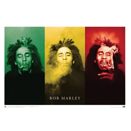 Bob Marley ボブマーリー Smoke Trio Poster ポスター #29