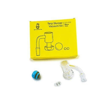 SPACE KING スペースキングBlender Terp Slurper Banger Kit (YELLOW) ガラスバンガー＆バンガーキャップ