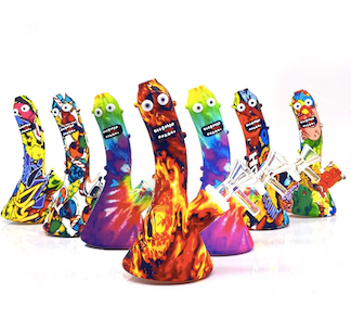 Silicone warter pipe Pickles beaker ピクルス シリコン水パイプ