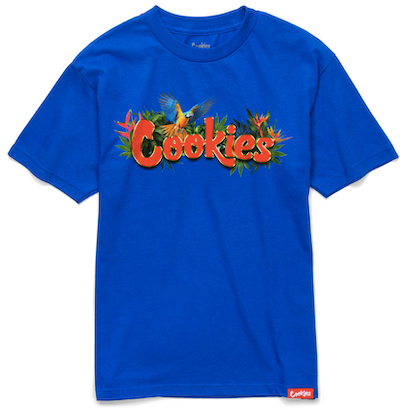 【SALE!!】Cookies  クッキーズ Parrot Bay Tee ロイヤルブルー Tシャツ