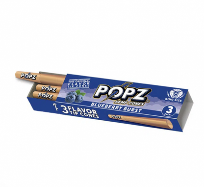POPZ ポップス HEMP CONES Paper king size (3本入り) プレロールコーンペーパー