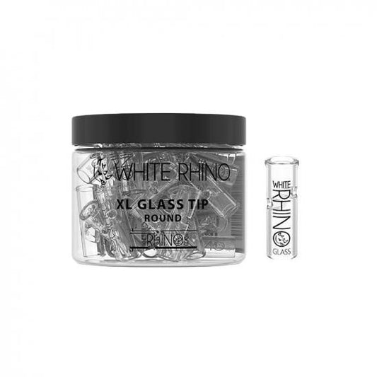 White Rhino ホワイトリノ XL Glass Filter Tip ガラスチップフィルター 丸型