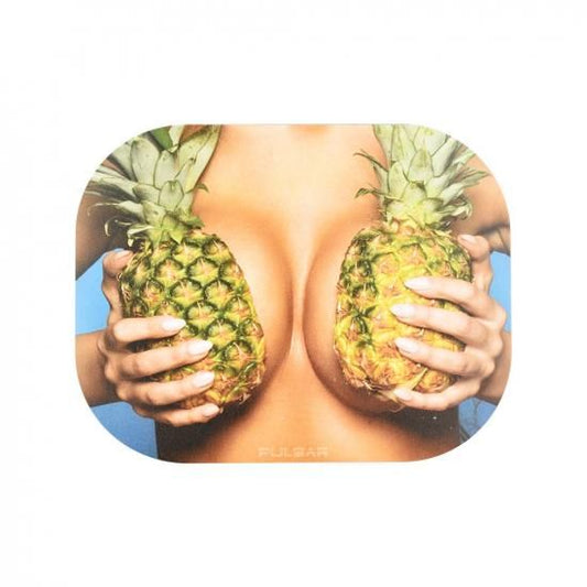 PULSAR パルサー Mini Magnetic Rolling Tray Lid（マグネット付き蓋のみ） Large Pineapples ローリングトレイカバー