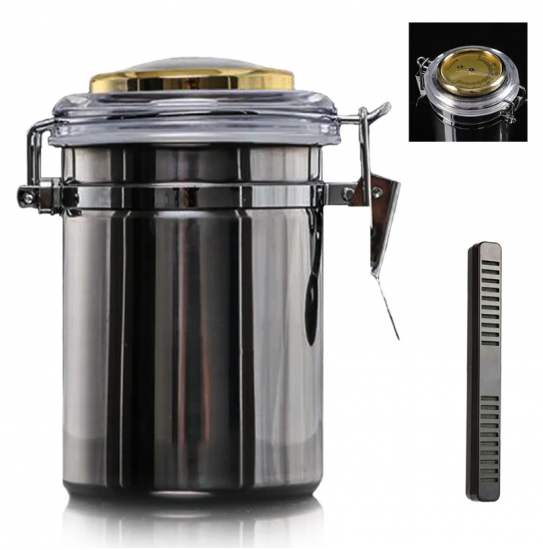 Stainless steel Humidor humiditer jar 調湿/保湿ステンレス容器 ジャー