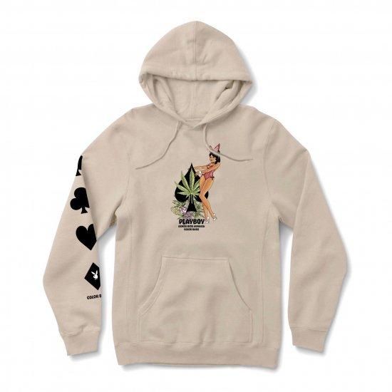 ★COLOR BARS x PLAY BOY カラーバーズ×プレイボーイ Jamaica Spade Hoodie フーディーパーカー