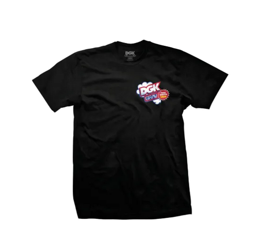 DGK ディージーケー× Grav グラブGhetto Snap T-Shirt　Tシャツ ブラック