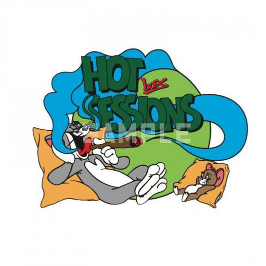 HOTBOX SESSIONS ホットボックスセッションズ  "T&J" ステッカー sticker