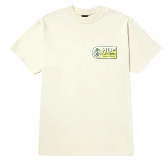 HUF ハフLANDSCAPING T-SHIRTS BONE Tシャツ ボーン