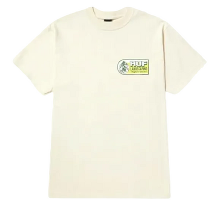 HUF ハフLANDSCAPING T-SHIRTS BONE Tシャツ ボーン