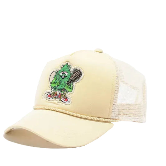 Your Highness ユアーハイネス Attitude Cream Trucker Cap キャップ クリーム