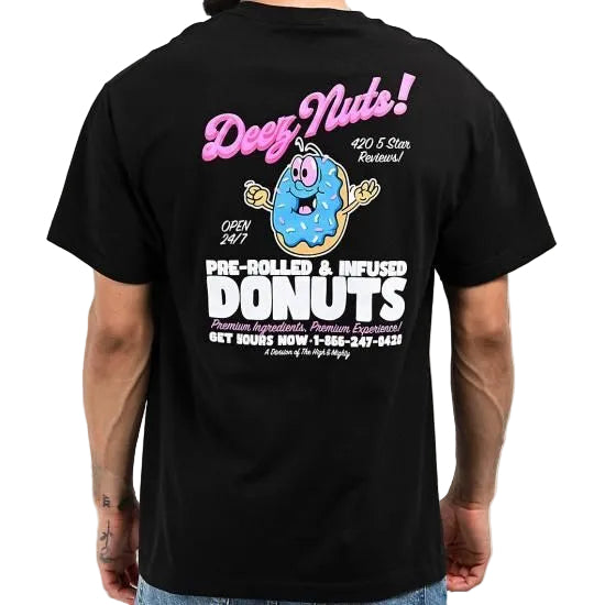 The High & Mighty ザハイアンドマイティー Deez Nuts Black T-Shirt Tシャツ ブラック