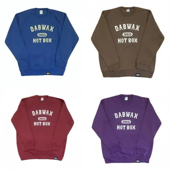 ★HOTBOX SESSIONS ホットボックスセッションズ  ”DAB WAX” クルーネック スウェット