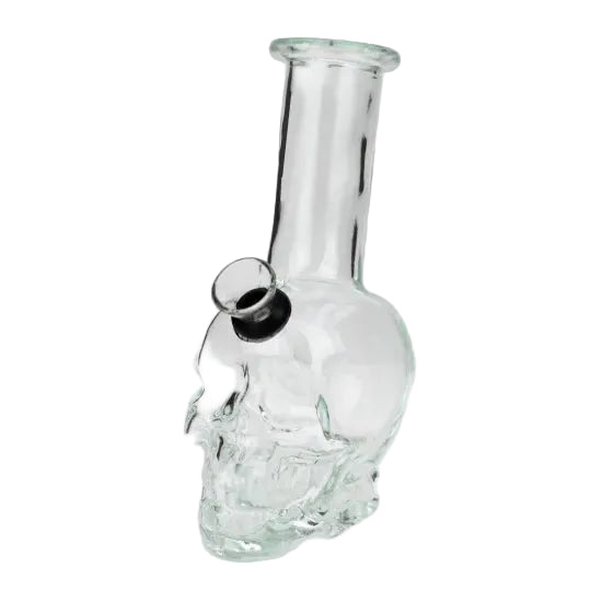 Mini Skull base soft glass water pipe 水パイプ #SK1