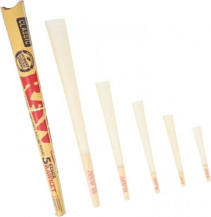 RAW ロウ Cones 5 Stage RAWKET Variety Box 5種類入り コーンペーパー