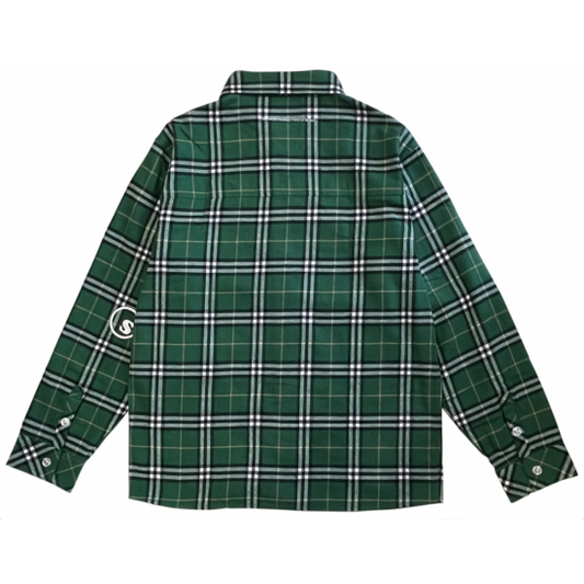 ★seedleSs シードレス combination pocket check shirts チェックシャツ
