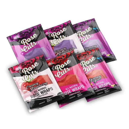 ★Rose Cuts ローズカット Purple/Pink Rose Wraps（3枚入） ブラント