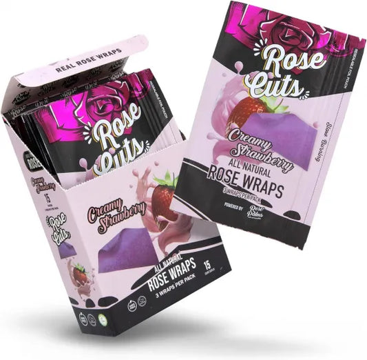 ★Rose Cuts ローズカット Purple/Pink Rose Wraps（3枚入） ブラント