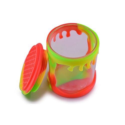 Glass Jar w/ Silicone Sleeve シリコン+ガラスジャー