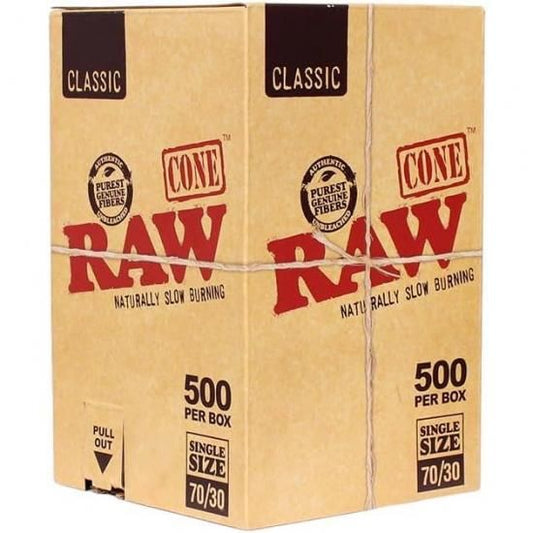 【箱売り】RAW ロウ Cone Classic Box Single Size 500/600本入り コーンペーパー