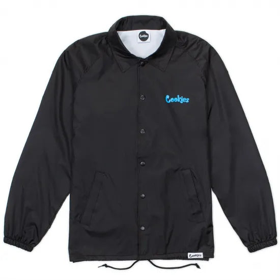 ★Cookies クッキーズ ORIGINAL LOGO COACH JACKET ブラック コーチジャケット