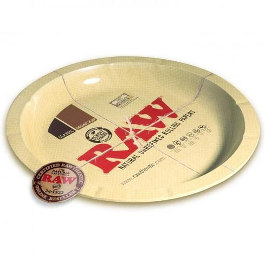 RAW ロウ Round METAL ROLLING TRAY ローリングトレイ