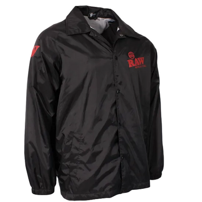 ★RAW ロウ Coach Jacket ブラック コーチジャケット